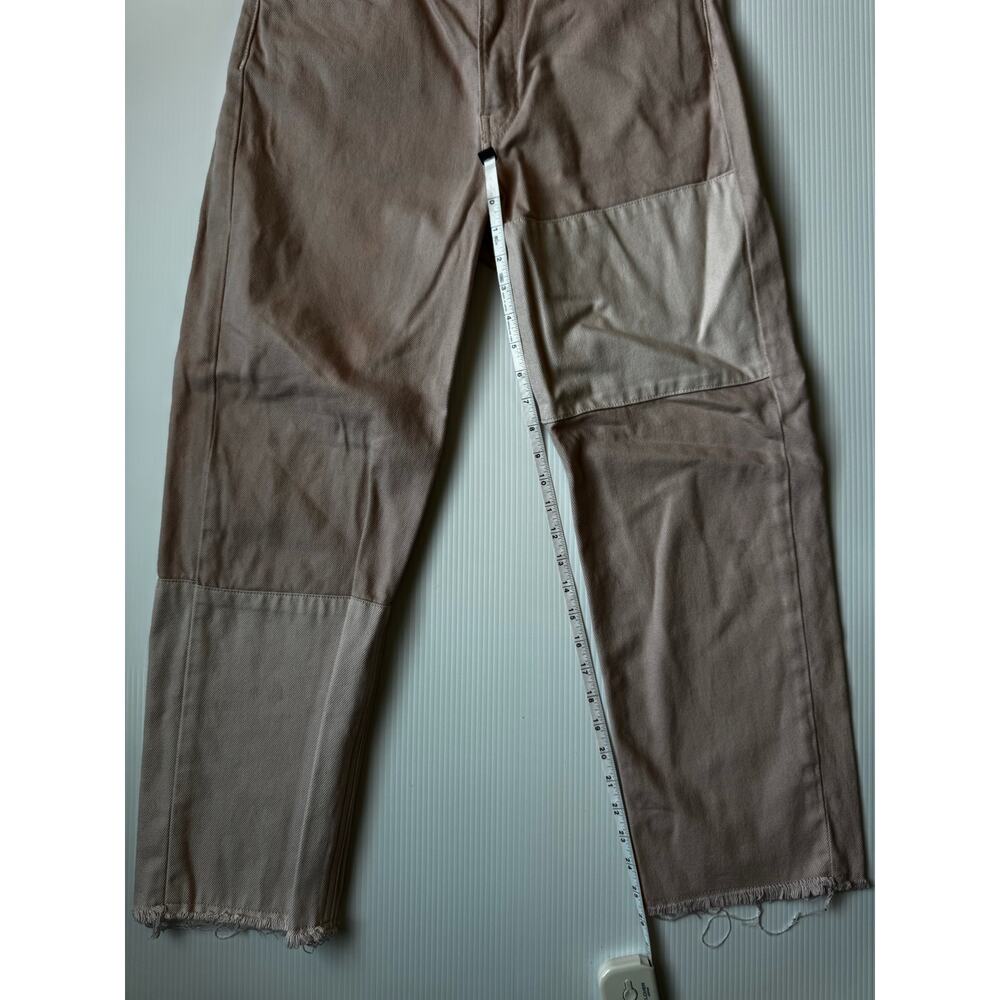 Reformation Ryan Tonal Patch Jeans 29 Pink Festival Patchwork Denim Colorblock - Picture 16 of 16